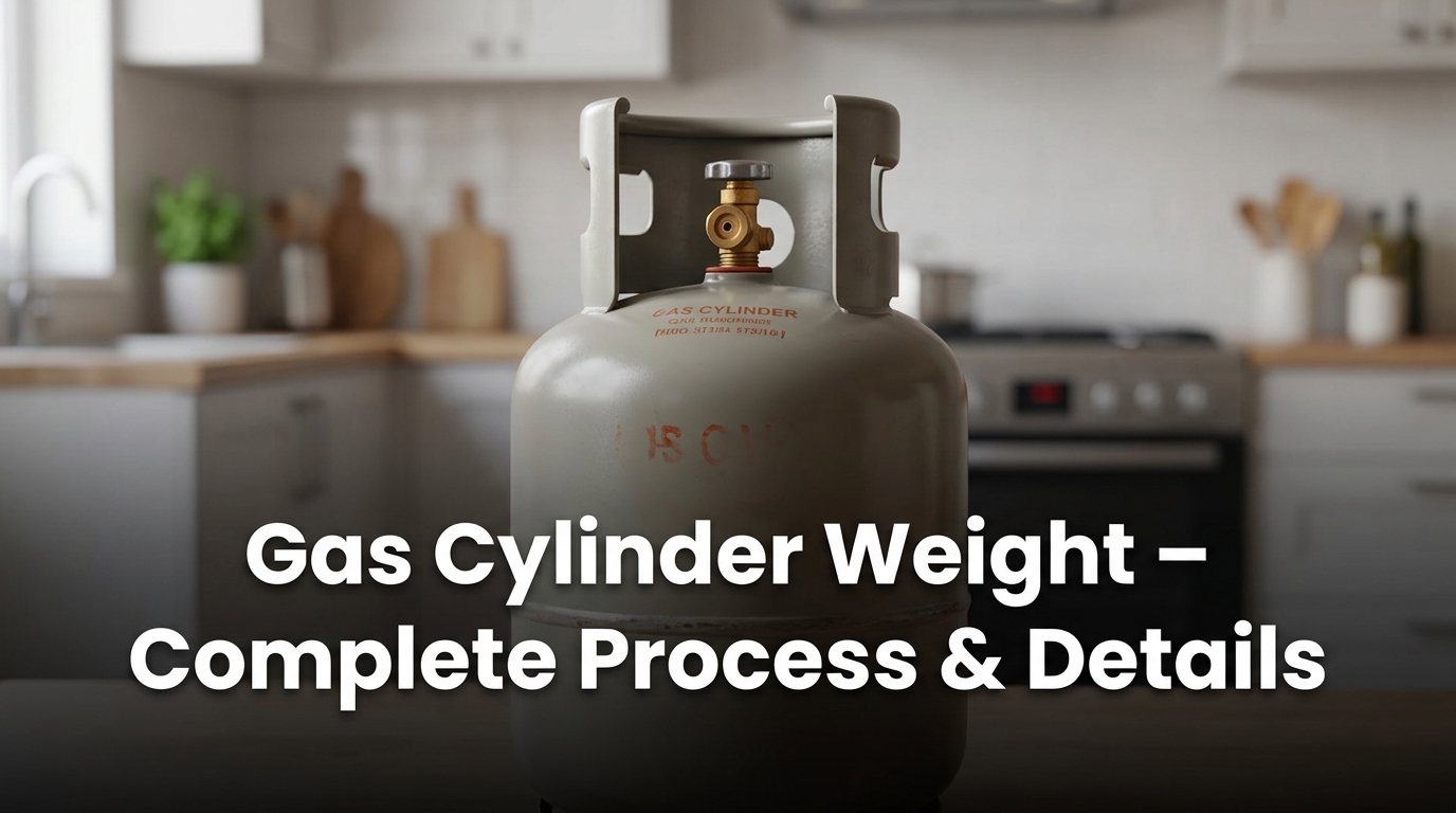 Gas Cylinder Weight – Complete Process & Details
