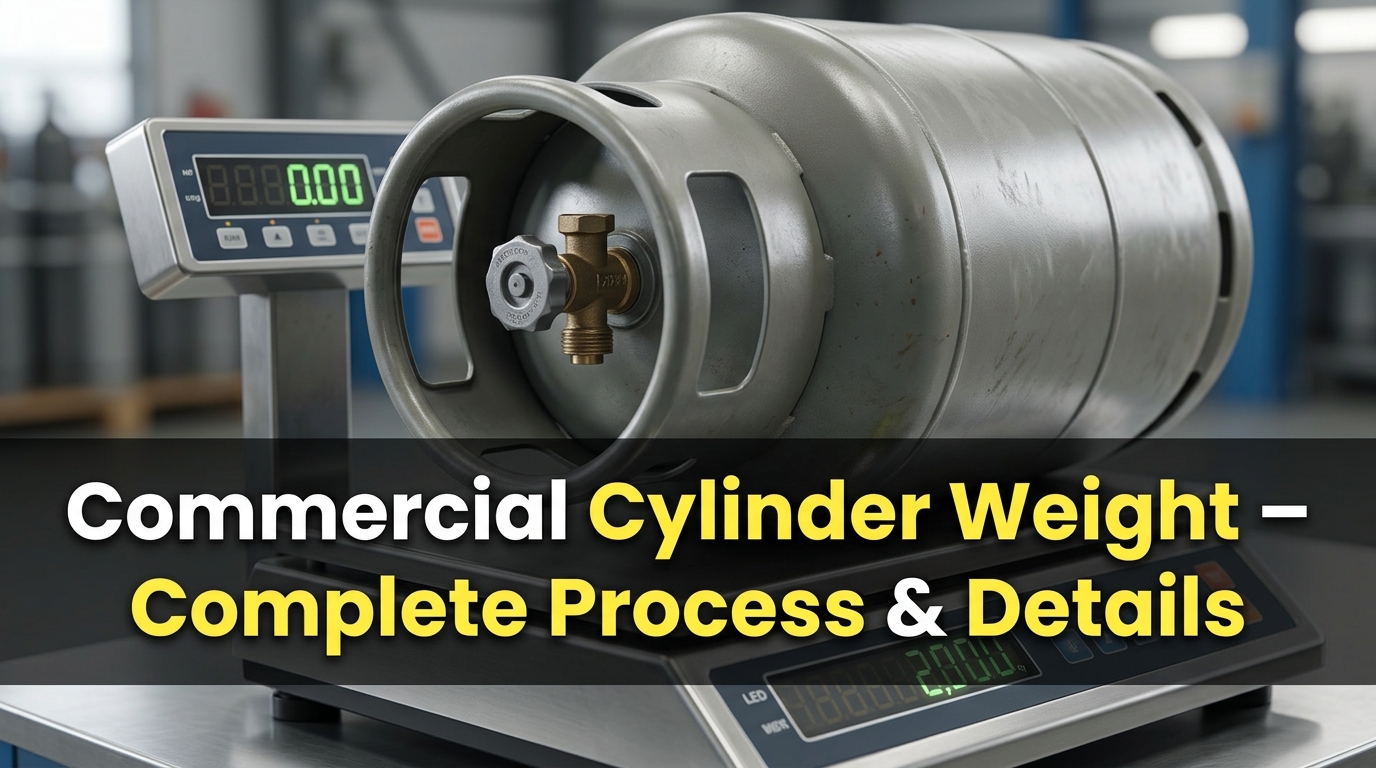 Commercial Cylinder Weight – Complete Process & Details