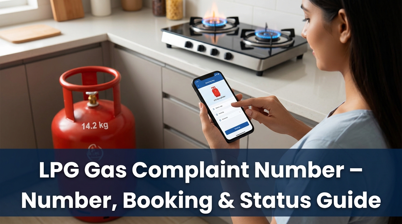 LPG Gas Complaint Number – Number, Booking & Status Guide