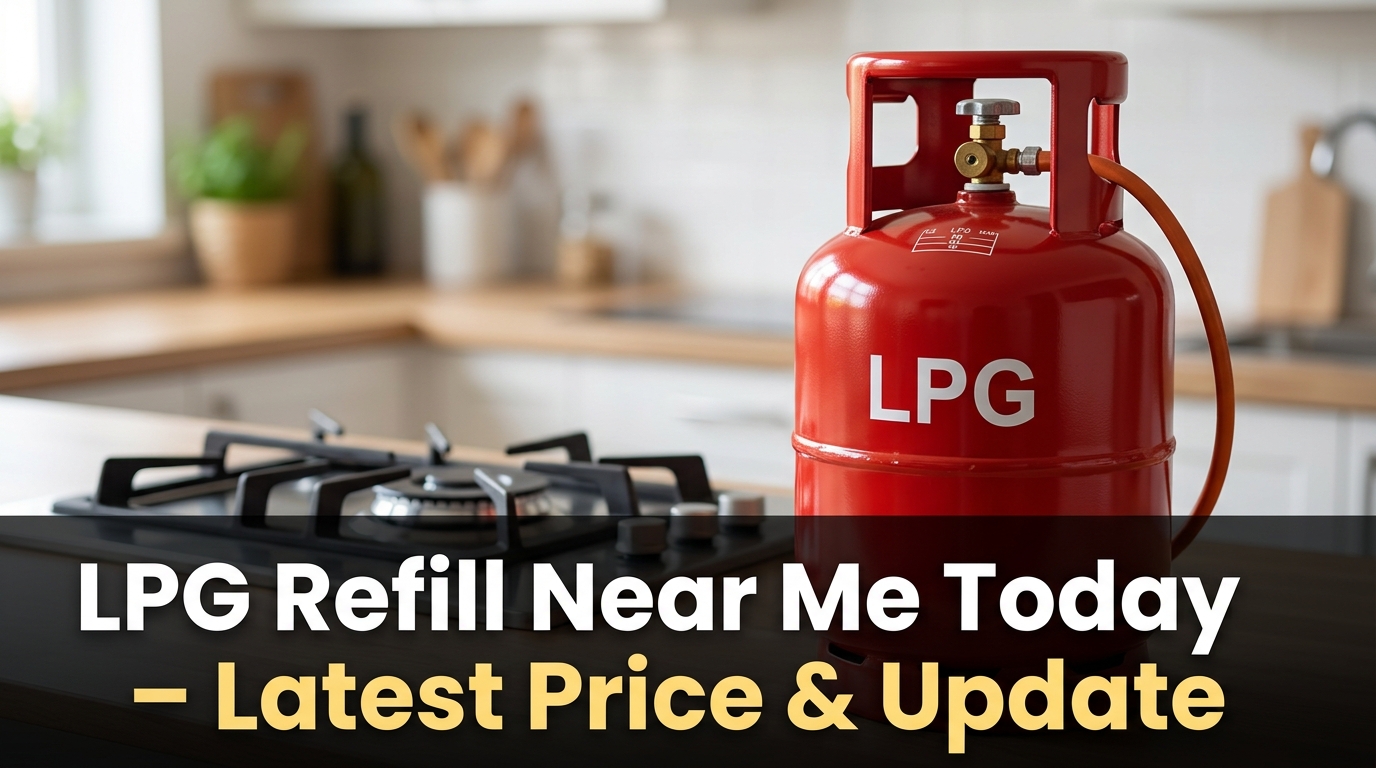 LPG Refill Near Me Today – Latest Price & Update