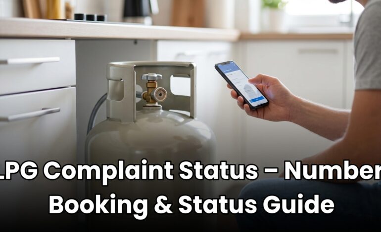 LPG Complaint Status – Number, Booking & Status Guide