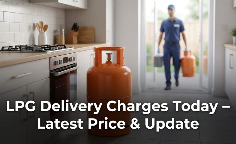 LPG Delivery Charges Today – Latest Price & Update