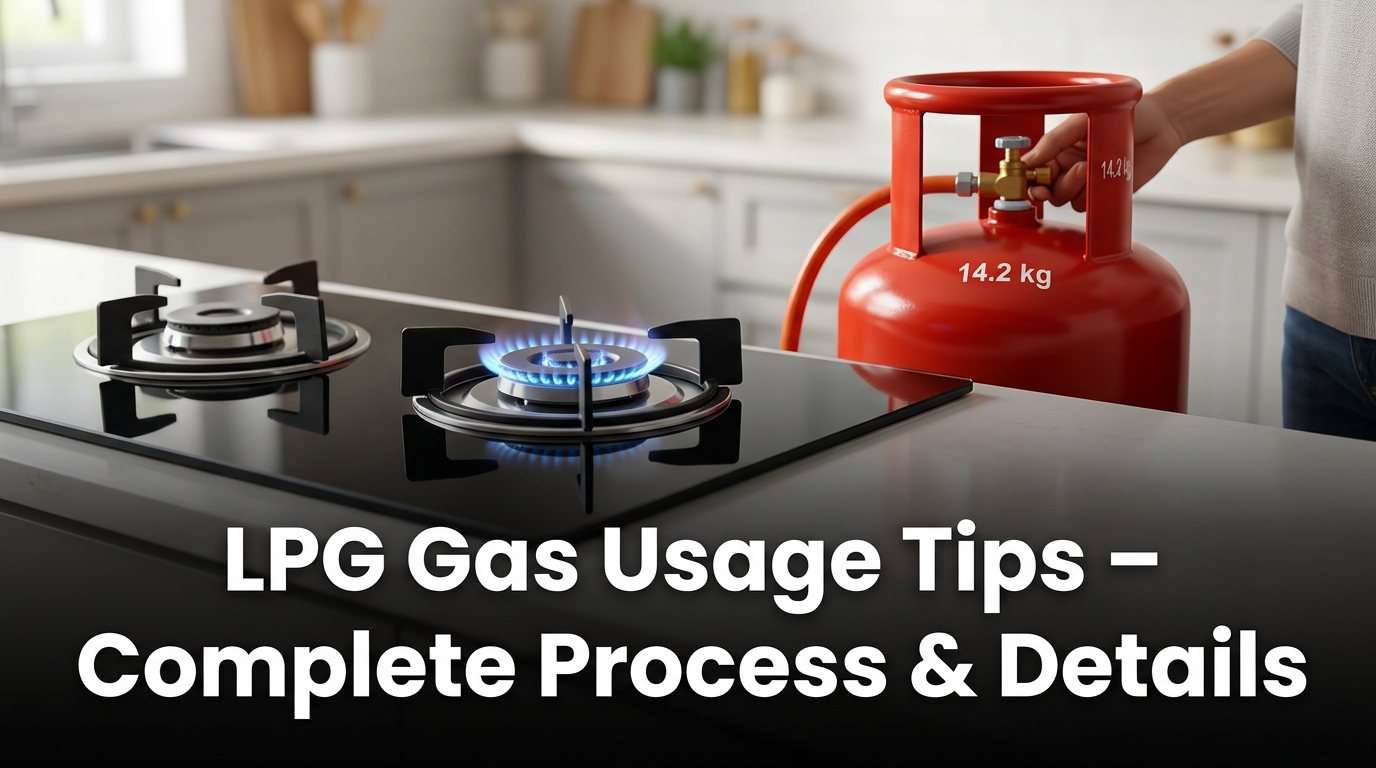 LPG Gas Usage Tips – Complete Process & Details
