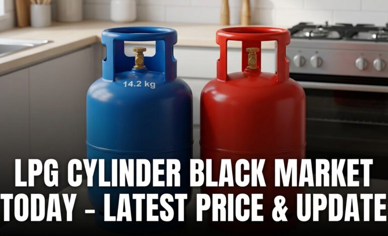 LPG Cylinder Black Market Today – Latest Price & Update