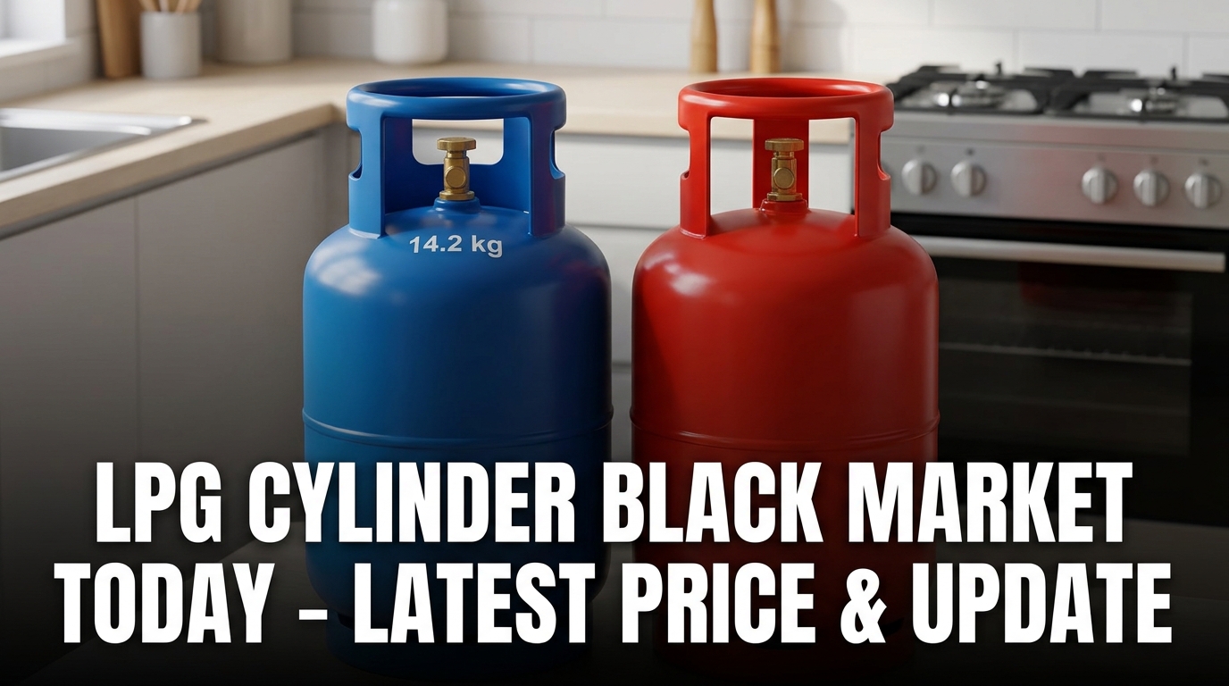 LPG Cylinder Black Market Today – Latest Price & Update