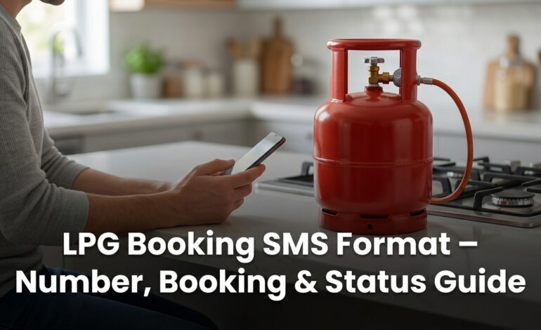 LPG Booking SMS Format – Number, Booking & Status Guide