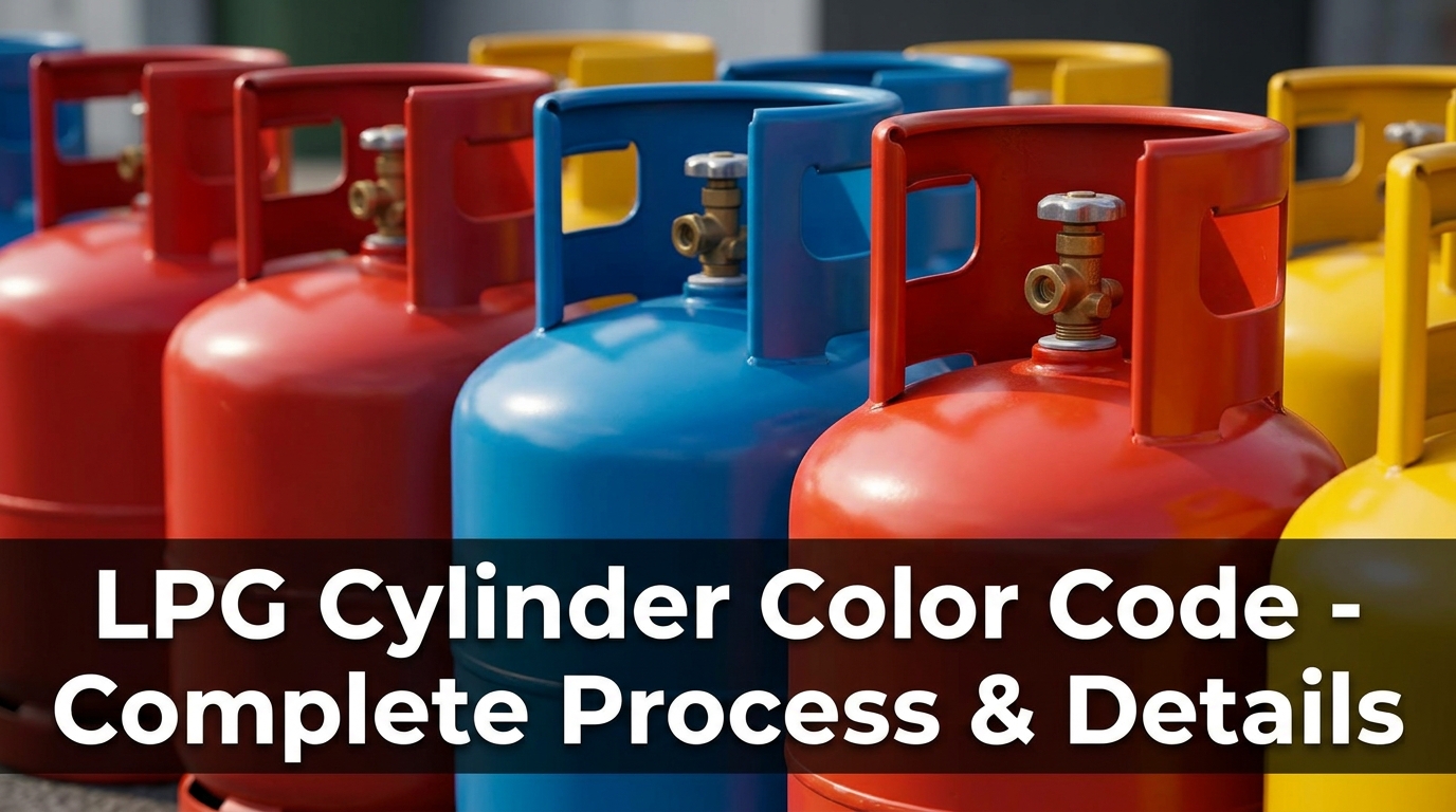 LPG Cylinder Color Code – Complete Process & Details