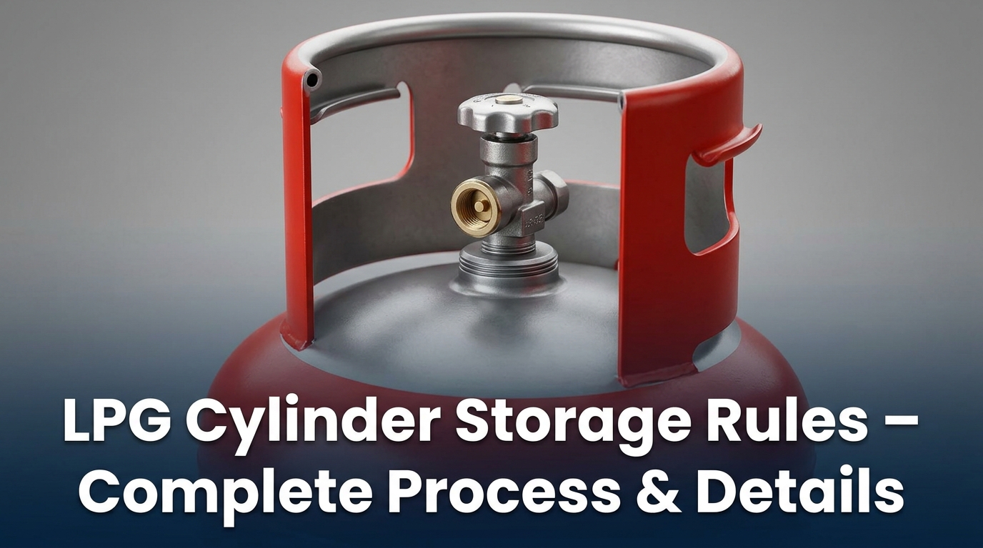 LPG Cylinder Storage Rules – Complete Process & Details