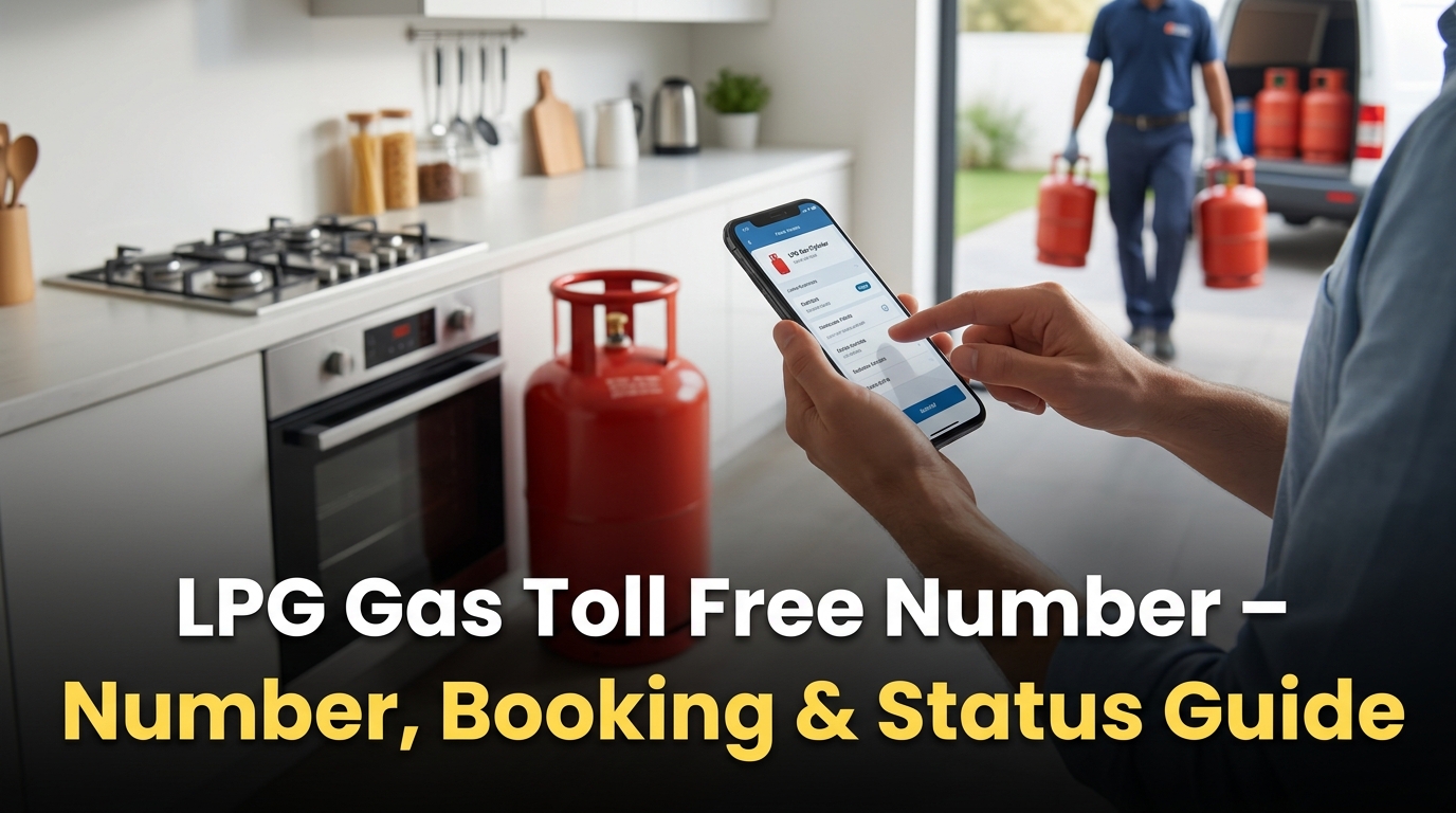 LPG Gas Toll Free Number – Number, Booking & Status Guide