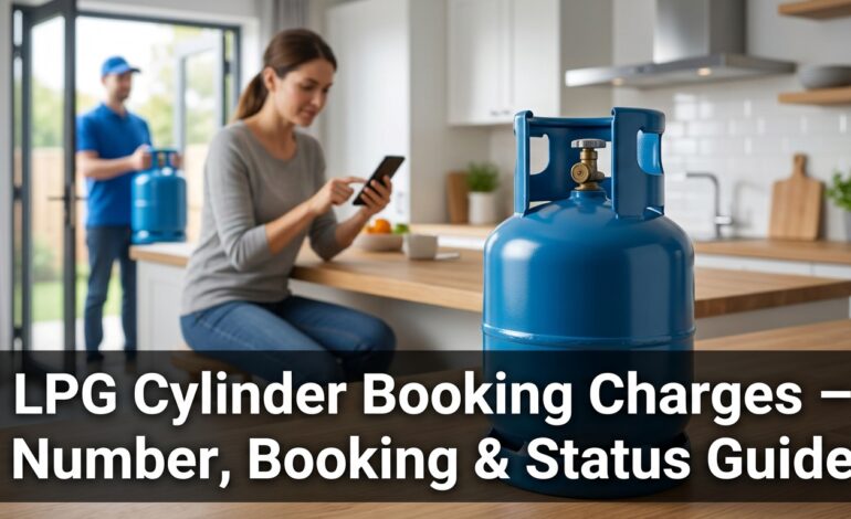 LPG Cylinder Booking Charges – Number, Booking & Status Guide