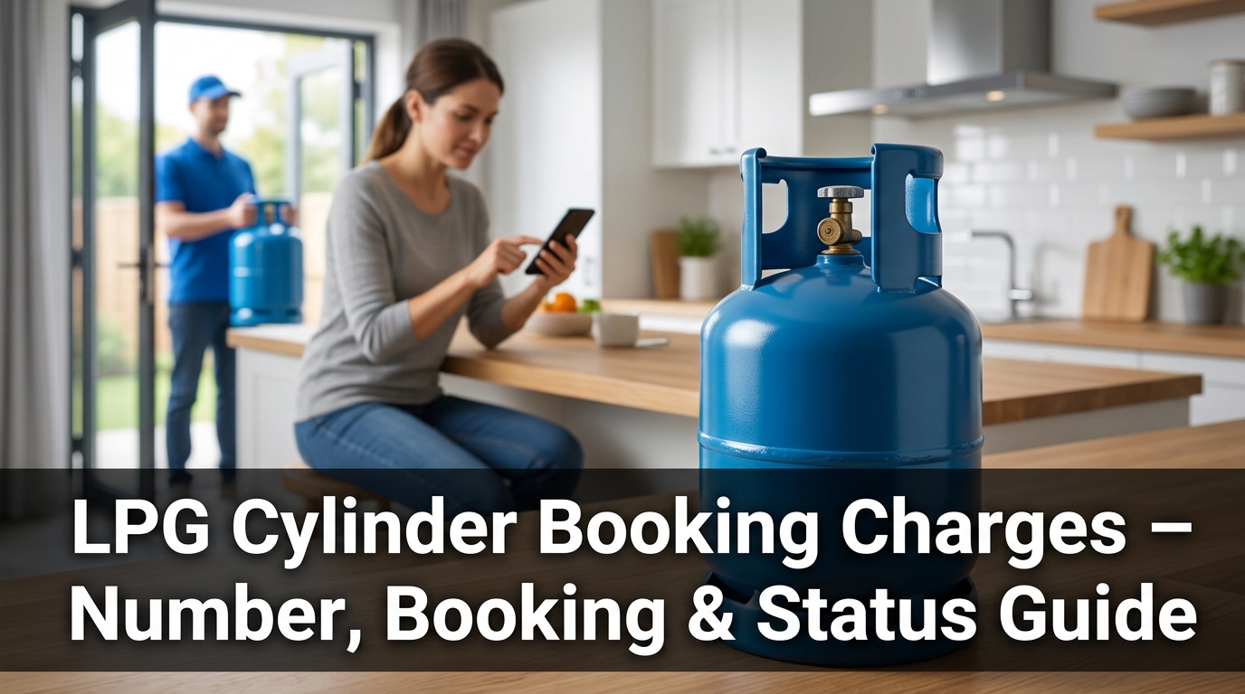 LPG Cylinder Booking Charges – Number, Booking & Status Guide