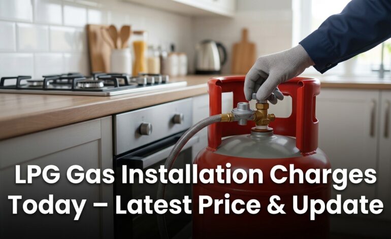 LPG Gas Installation Charges Today – Latest Price & Update