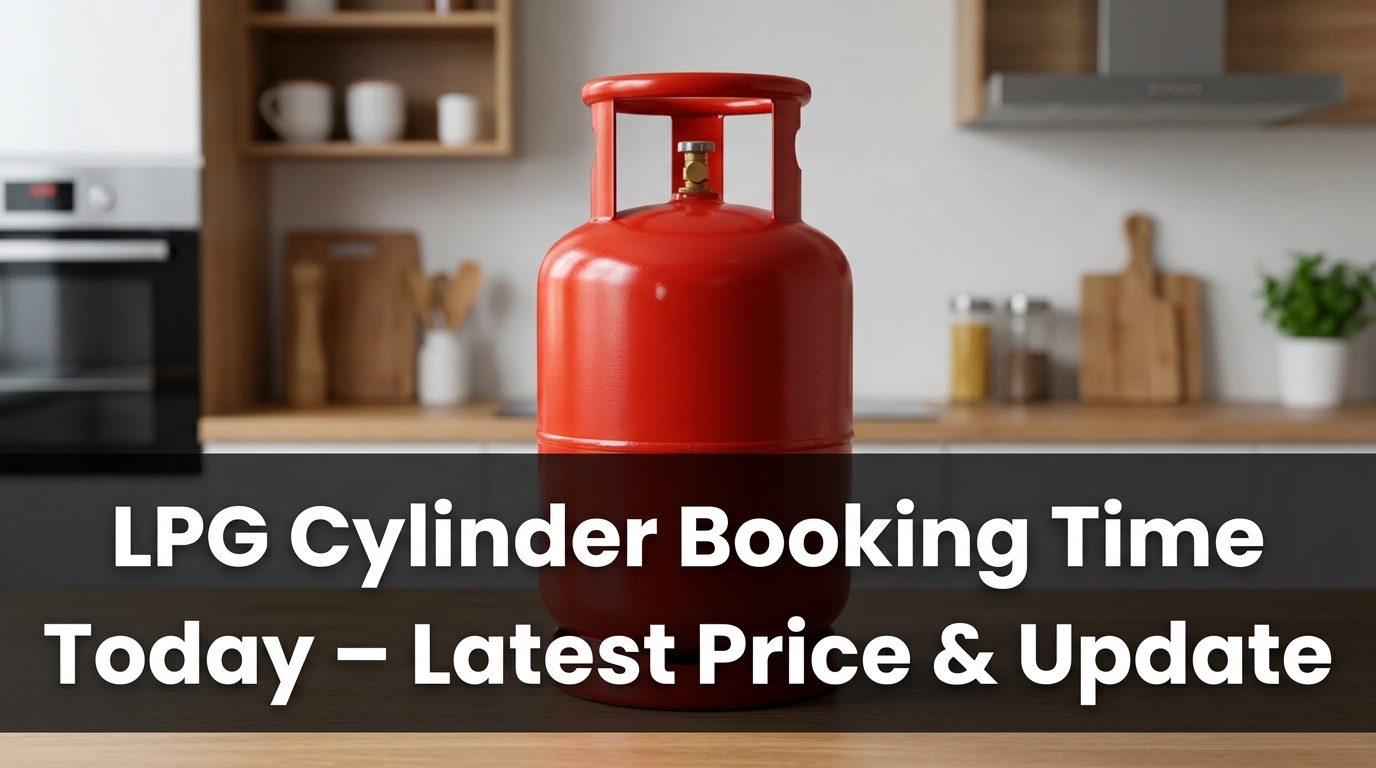 LPG Cylinder Booking Time Today – Latest Price & Update