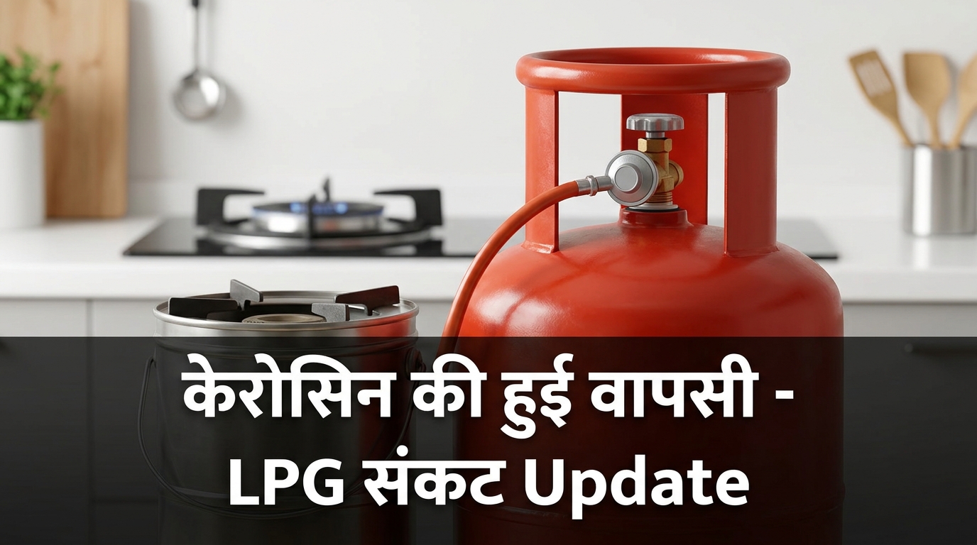 केरोसिन की हुई वापसी – LPG संकट Update