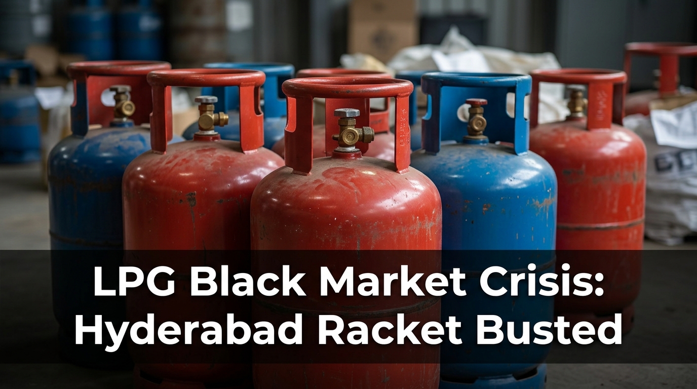 LPG Black Market Crisis: Hyderabad Racket Busted