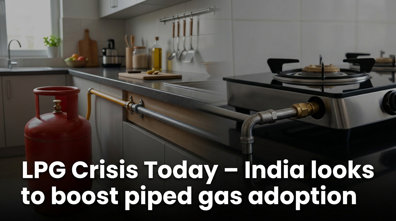 LPG Crisis Today – India looks to boost piped gas adoption