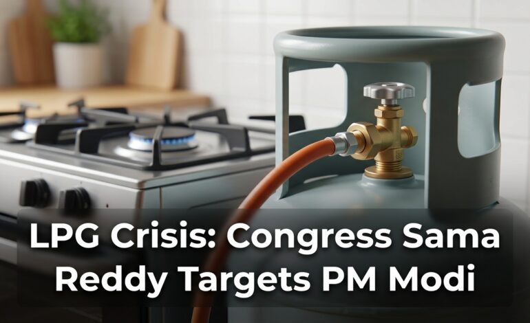 LPG Crisis: Congress Sama Reddy Targets PM Modi