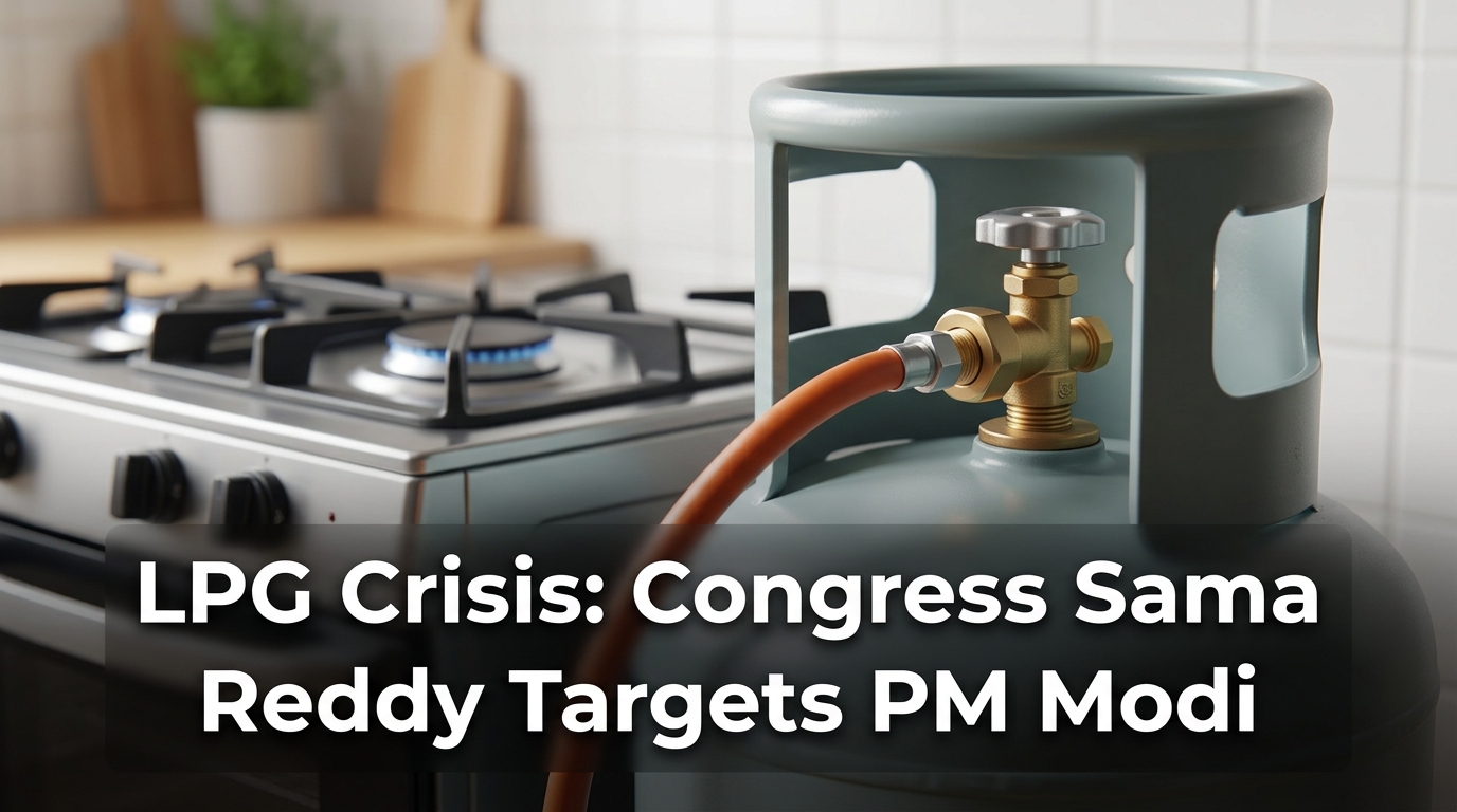 LPG Crisis: Congress Sama Reddy Targets PM Modi