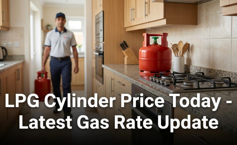 LPG Cylinder Price Today – Latest Gas Rate Update