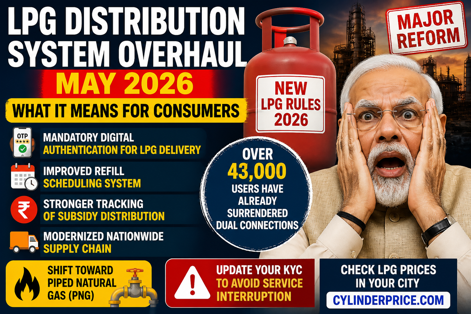 India’s LPG Distribution System Overhaul (May 2026): What It Means for Consumers